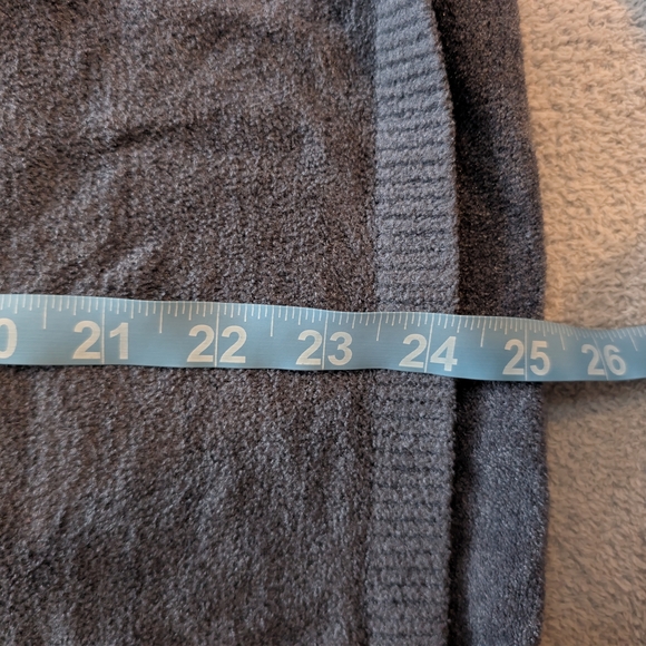 Barefoot Dreams Womens Cozy chic Ultra Lite XS Open Front Pointelle Cardigan - Picture 4 of 7